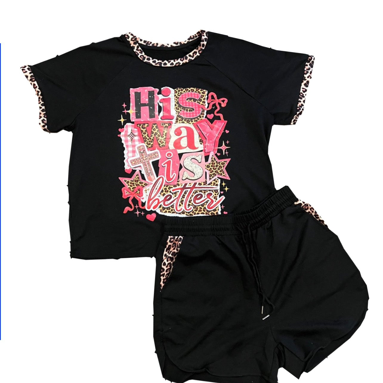 His Way Is Better Matching Set – Top & Shorts