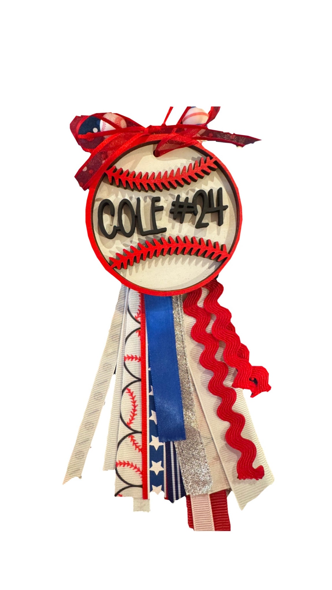 Softball/baseball key chain