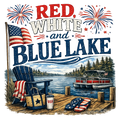 Red White and Blue Lake