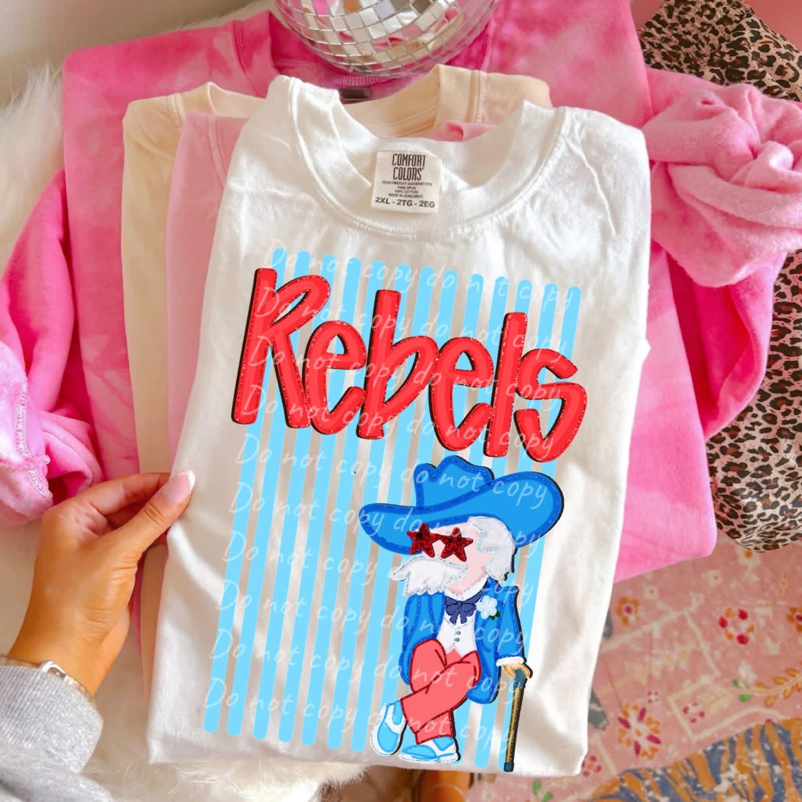 Rebels Red White & Blue T-Shirt