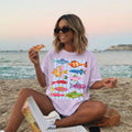 Pink Colorful Fish T-Shirt